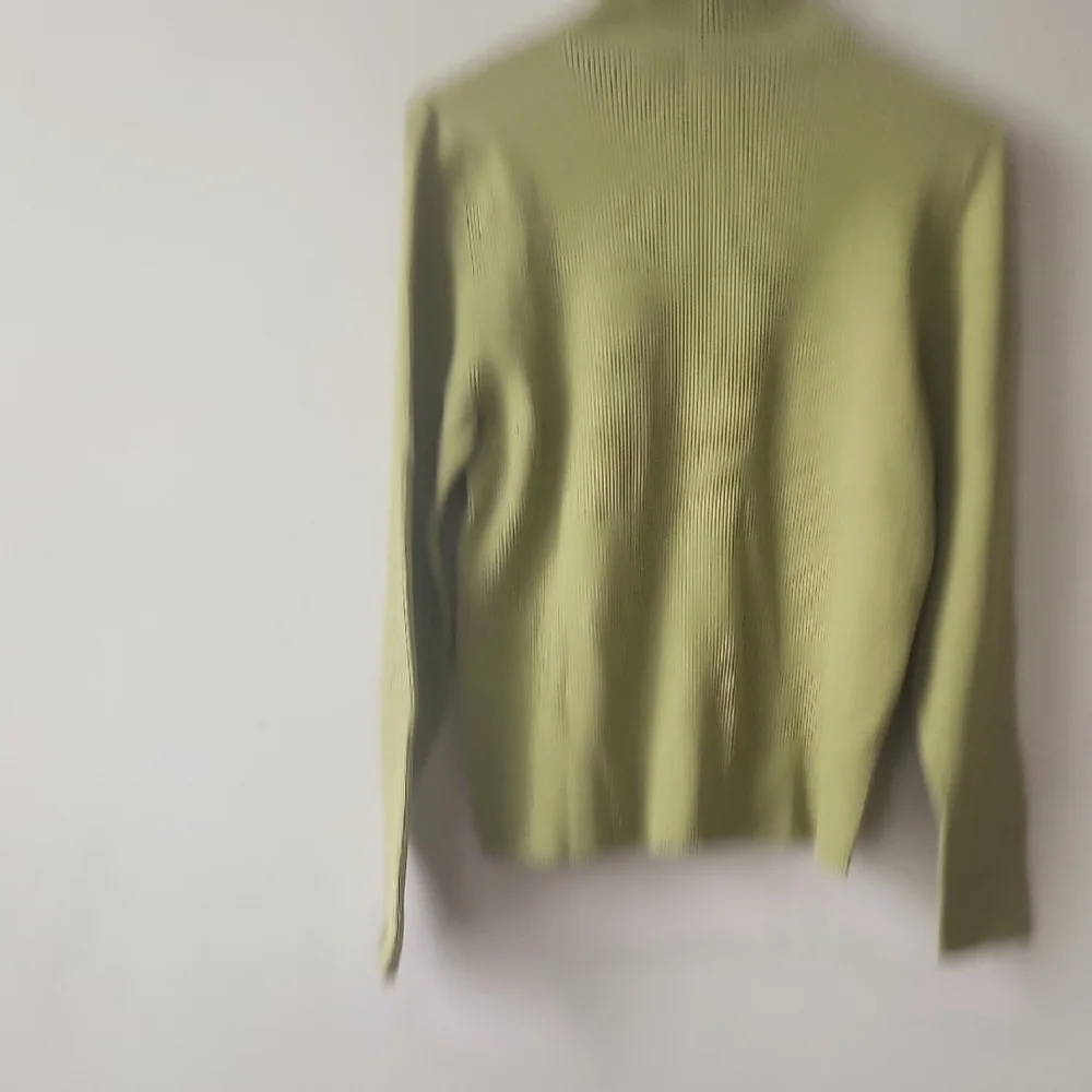 Charter Club Light Green Cowl Neck Sweater - Picture 7 of 7